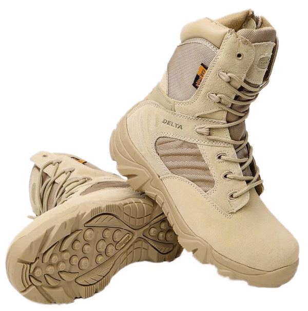 Botas Caña Alta de cuero con cierre lateral Marca Delta 2