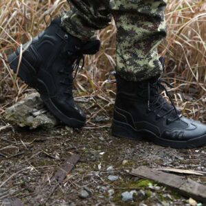 Botas Caña Media de cuero con cierre lateral Marca ESDY