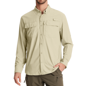 Camisa Manga larga Modelo Outdoor Tela Tafetán