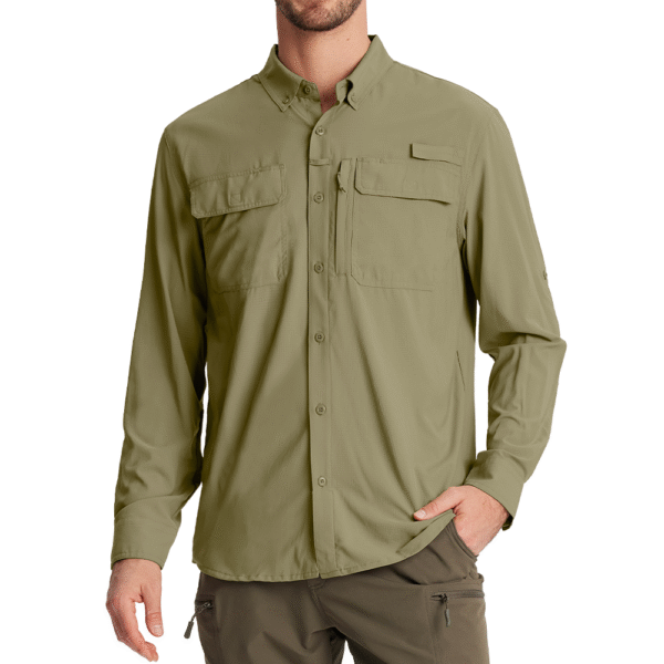 Camisa Manga larga Modelo Outdoor Tela Tafetán