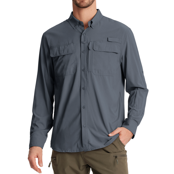 Camisa Manga larga Modelo Outdoor Tela Tafetán