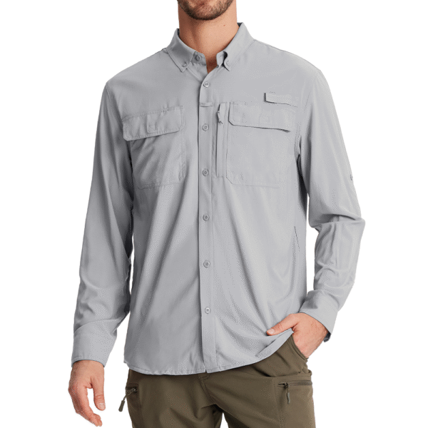 Camisa Manga larga Modelo Outdoor Tela Tafetán