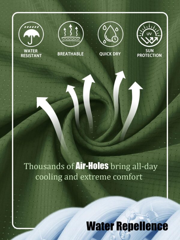 Camisa Manga larga Modelo Outdoor Tela Tafetán