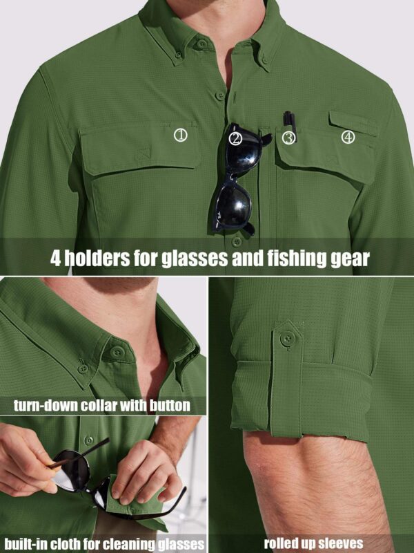 Camisa Manga larga Modelo Outdoor Tela Tafetán