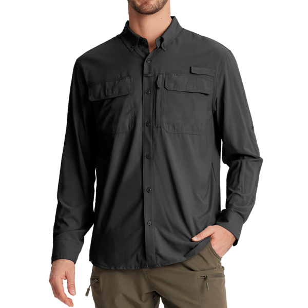 Camisa Manga larga Modelo Outdoor Tela Tafetán