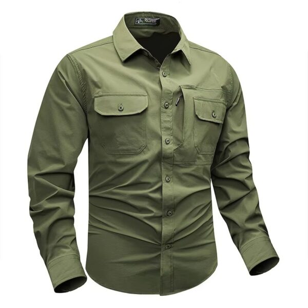 Camisa Strech con bolsillos Modelo Expedition