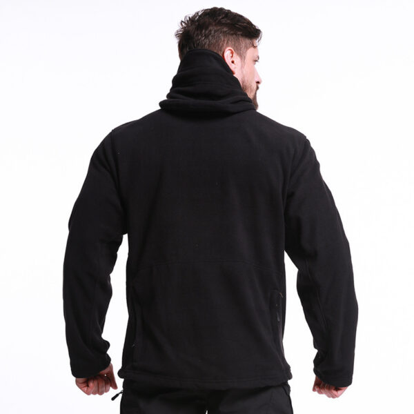 Casaca Táctica Polar con capucha