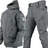 Conjunto Tactico Piel de Tiburón Tela Softshell
