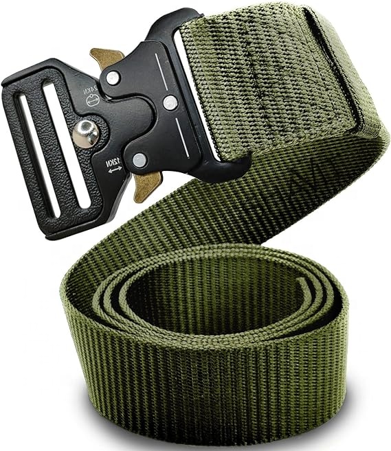 Cinturón de Lona con hebilla de liberación rápida Modelo Combat