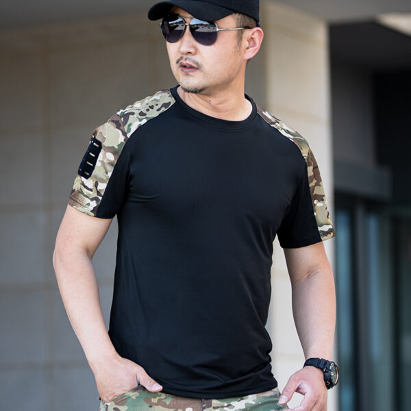 Polo manga corta con cremallera