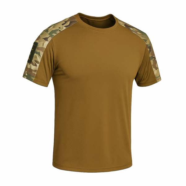 Polo manga corta con cremallera