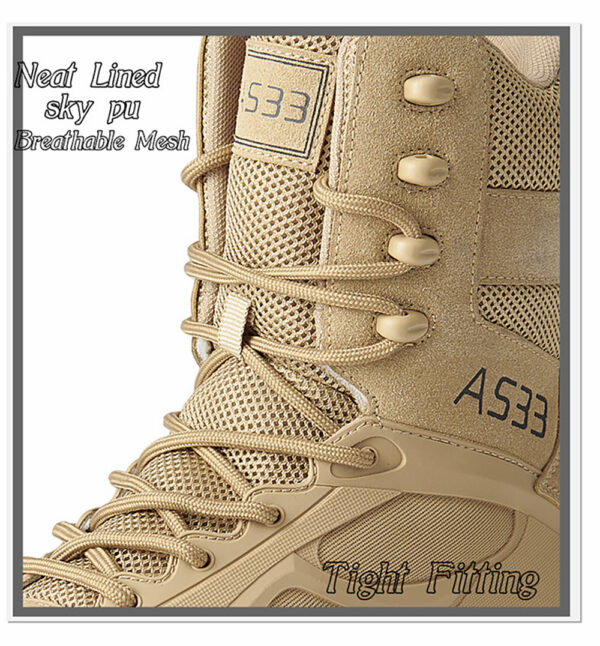 Botas Caña Media de PU con cierre lateral Marca A533