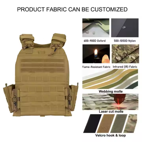 Chaleco liberación rápida Modelo Carrier