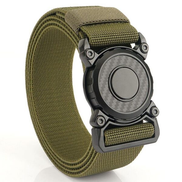 CORREA CON HEBILLA REDONDA2 Cinturón de Lona con hebilla redonda Modelo Ranger