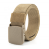 CORREA MILITAR DE METAL2 Cinturón de Lona con hebilla de metal Modelo Hunter