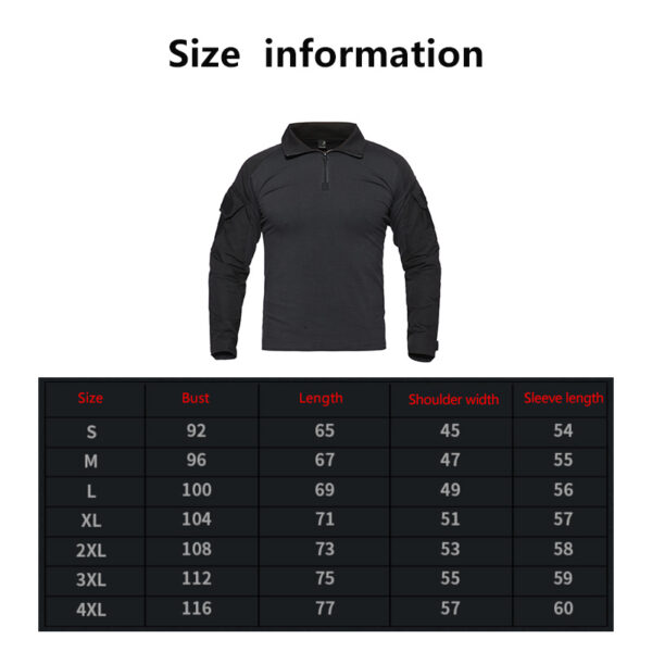 TABLA DE MEDIDAS DE POLO FAENA Polo Faena manga larga - Marca ESDY 2